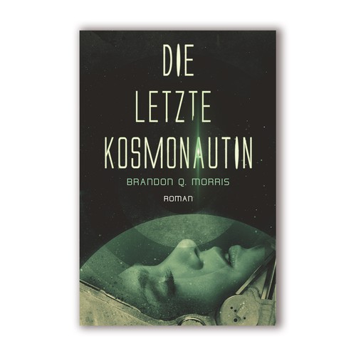 Astronaut design with the title 'Die letzte Kosmonautin'