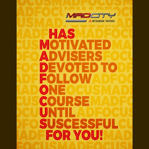 Rugged design with the title 'Poster'