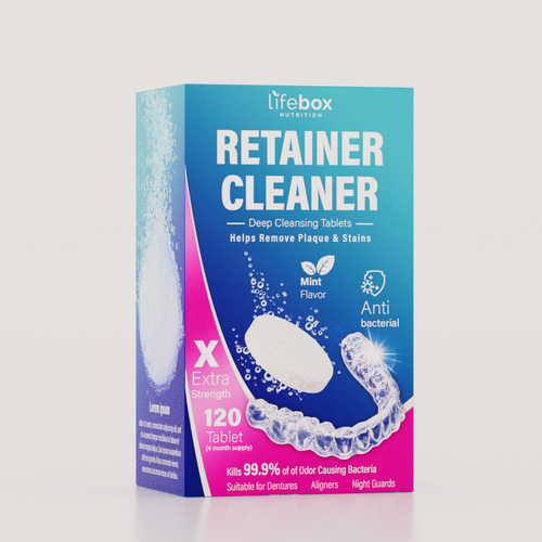 Mint design with the title 'Retainer Cleaner'