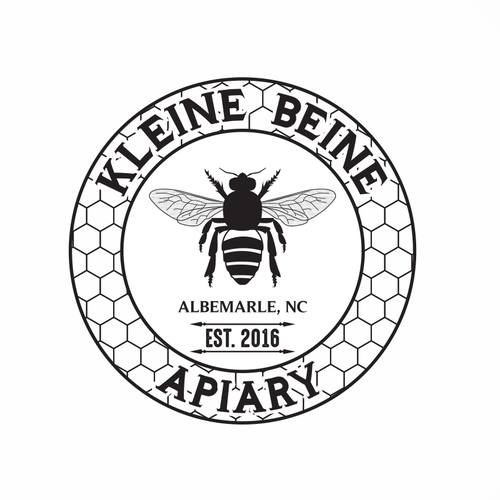 Drawn logo with the title 'Local Honey Company'