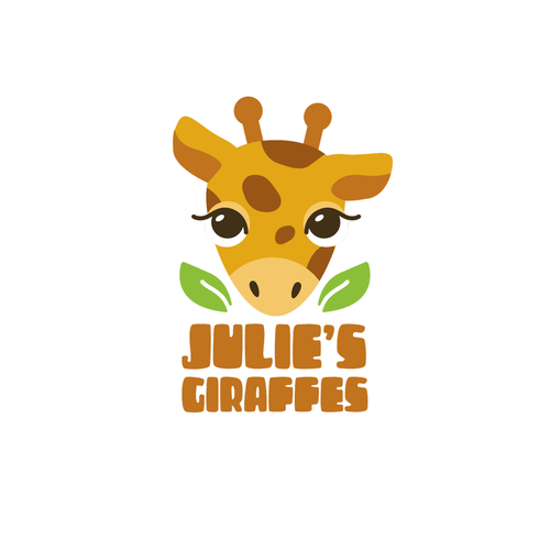 Giraffe logo with the title 'Logo Concept For a Nonprofit organization'