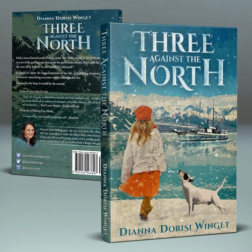 Alaska design with the title 'Book cover for my middle grade historical fiction'