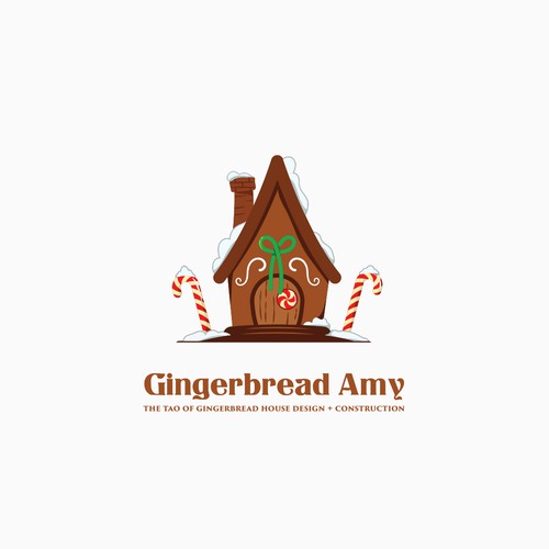Adorable logo with the title 'Logo for Gingerbread Amy'