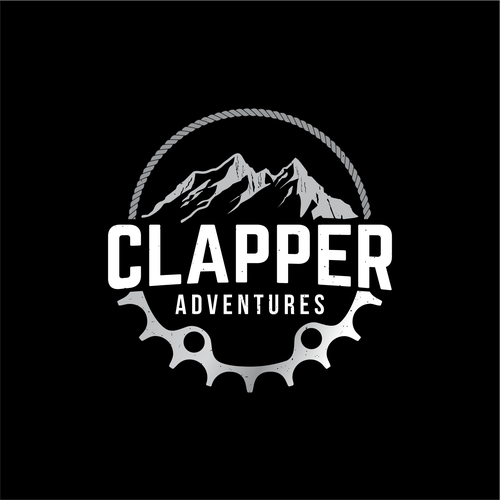 Rope design with the title 'Logo design Clapper Adventures'