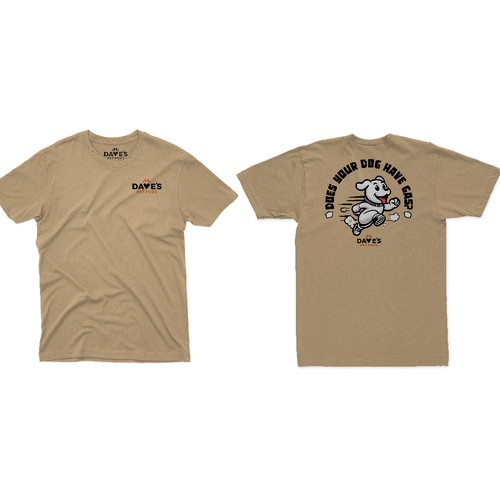 Pet t-shirt with the title 'cartoon mascot for dave pet shop'