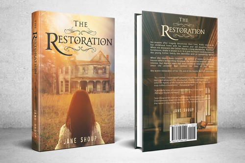 Old book cover with the title 'The Restoration Book Cover'