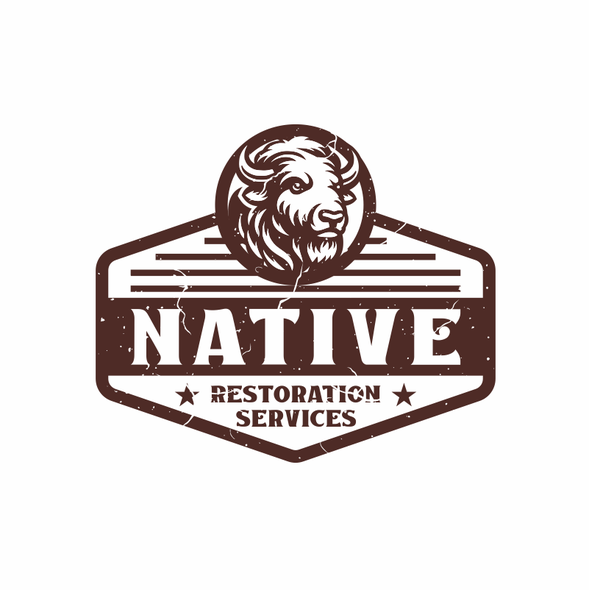 Emblem design with the title 'NATIVE'