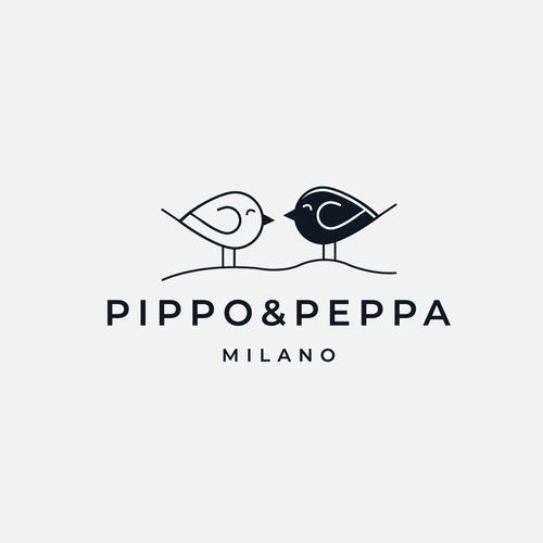 Children's clothes logo with the title 'Minimalist Kidswear Logo Design for Fashion Brand'