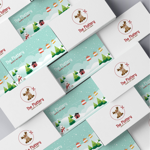 Paper design with the title 'Logo & Identity for The Plottery'