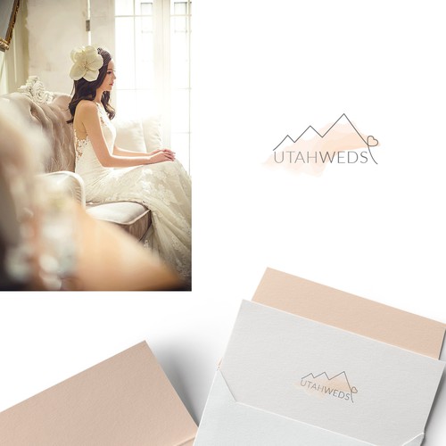 Wedding logo with the title 'Utah Weds'