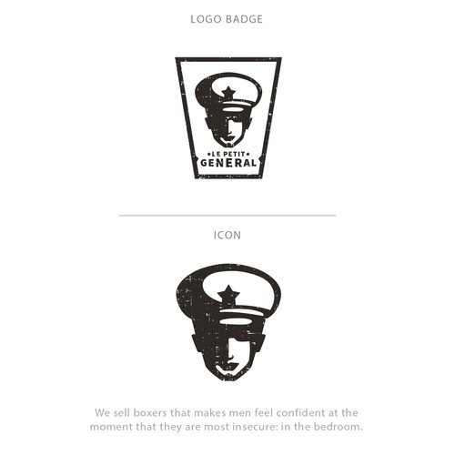 Men design with the title 'Logo badge design for a menswear brand.'