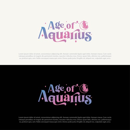 Astrology logo with the title ' Astrology Podcast Wordmark Pictorial Logo Design'