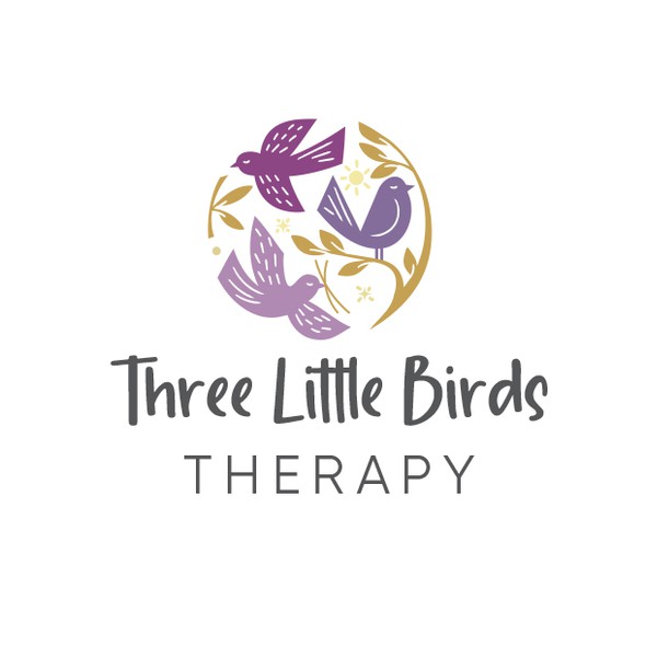 Organic logo with the title '3 little birds'