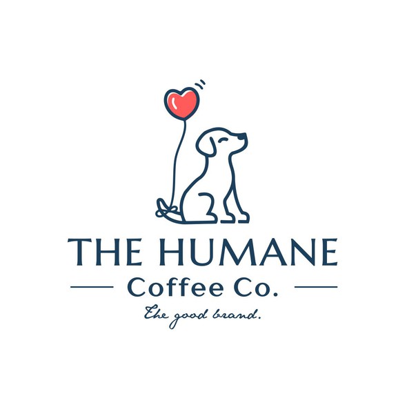 Cafe design with the title 'Logo Designs for The Humane Coffe Co. '