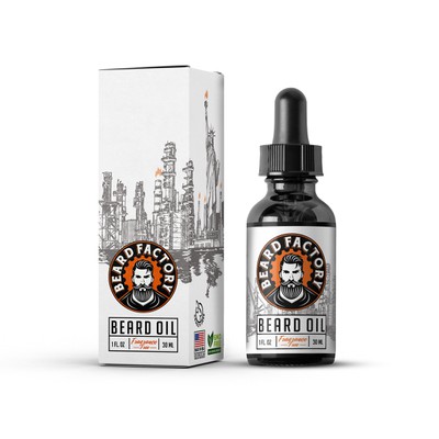 Beard Factory - Beard Oil Package Design -