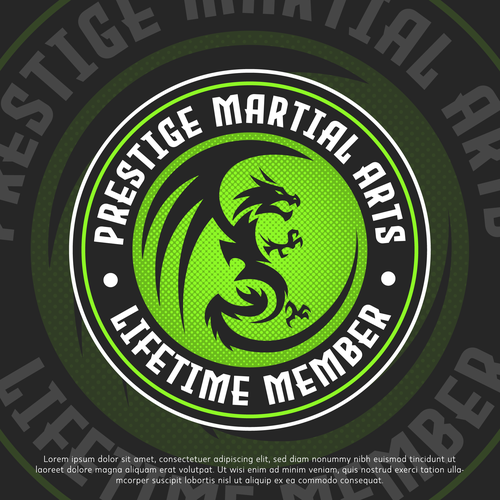 Fight logo with the title 'Logo design'