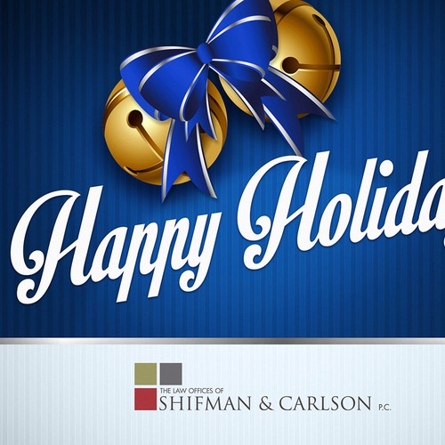 Theme design with the title 'Holiday Card Design'