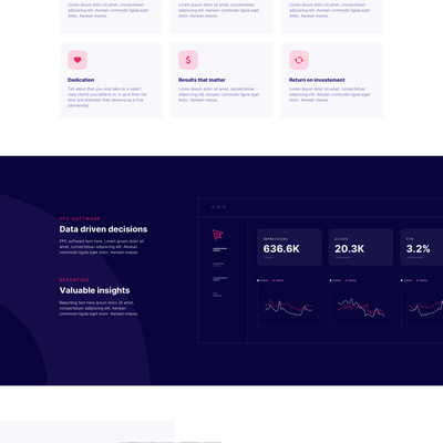 Design for PPC services Agency