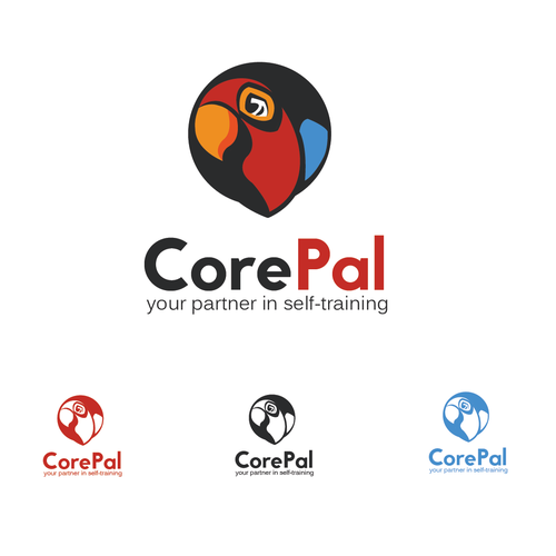 Training logo with the title 'Logo concept for sport industry'