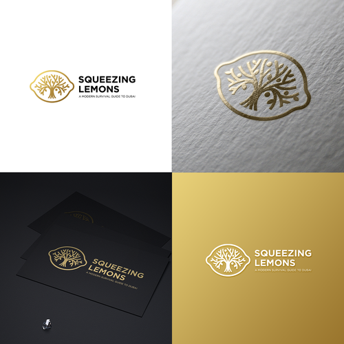 Gold brand with the title 'Squeezing lemons'