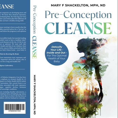 Pregnancy design with the title ' gorgeous cover that women want to hold in their hands and have on their nightstand'