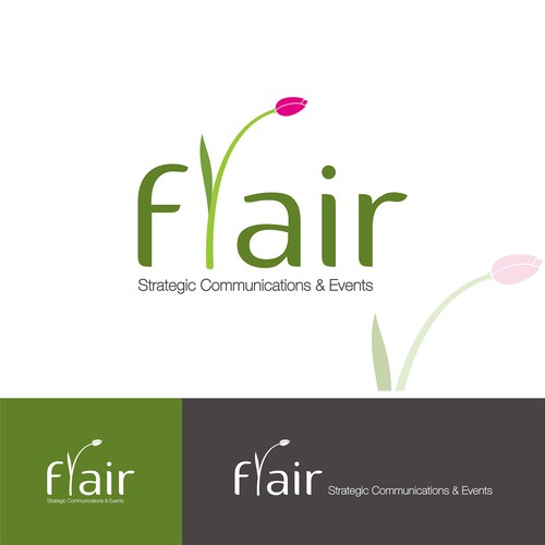 Promotion logo with the title 'Logo concept for FLAIR'