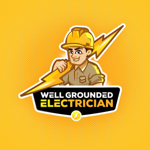 Flash logo with the title 'WELL GROUNDED ELECTRICIAN'