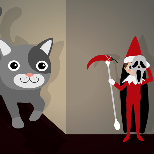 Elf design with the title 'elf'