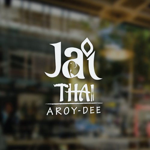 Cuisine design with the title 'Rustic Thai restaurant'