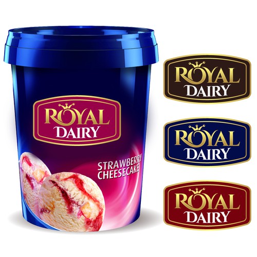 Diary logo with the title 'Royal Dairy'