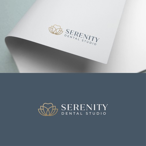 Dental brand with the title 'Serenity Dental Studio'
