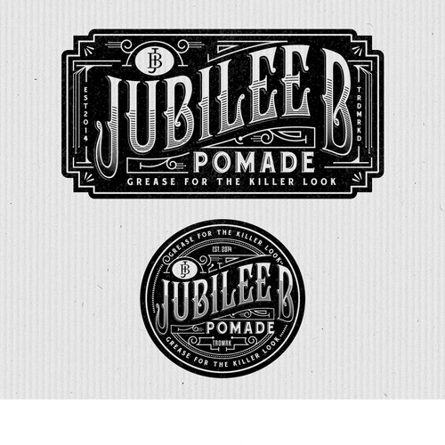 Lettering design with the title 'Logo Design for Pomade company'