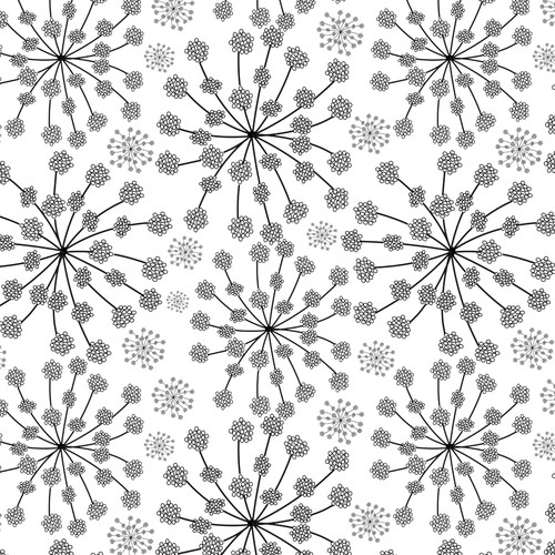 Noir design with the title 'Fleurs qui roulent'