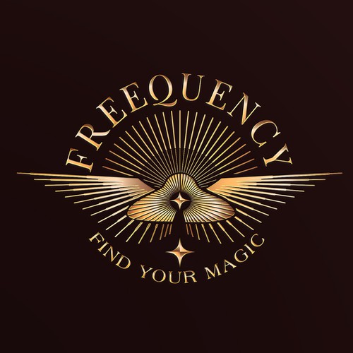 Mushroom logo with the title 'logo for a microdose mushroom chocolate bar '