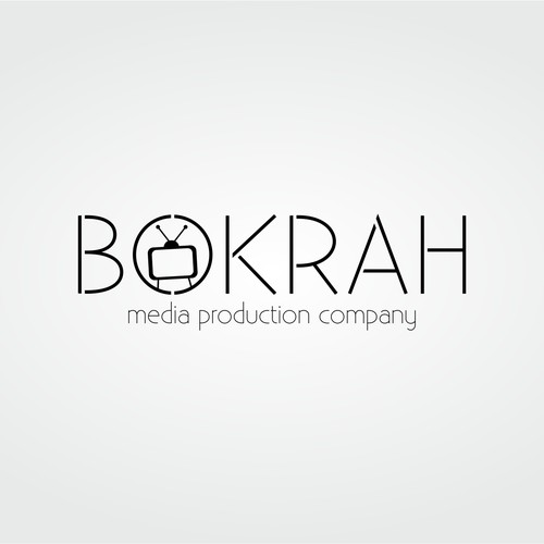 Media brand with the title 'Logo Concept For Bokrah'