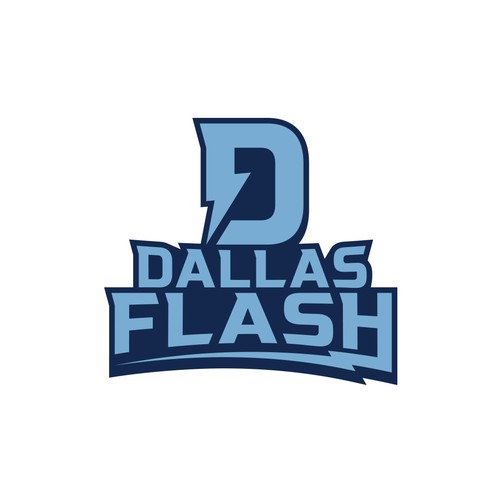 Electric shock logo with the title 'Sports Logo'