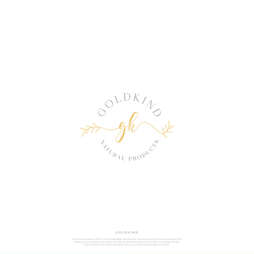 Light brand with the title 'More playful logo for Goldkind'