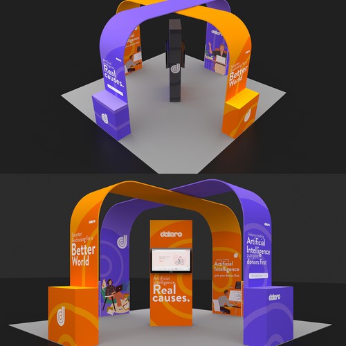 Branding illustration with the title 'Stand graphics'