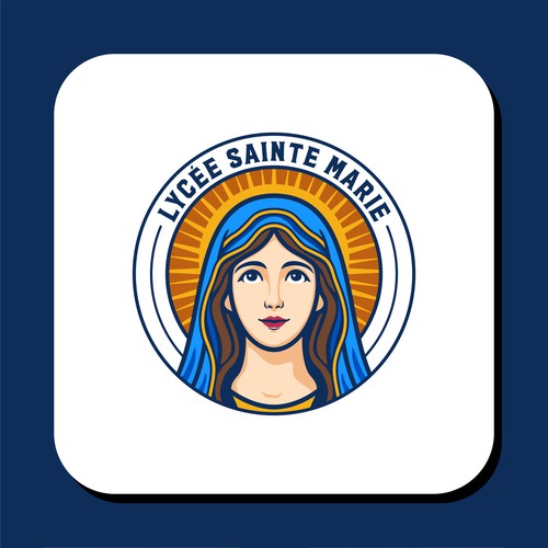 Sketchbook logo with the title 'Lycée Sainte Marie'