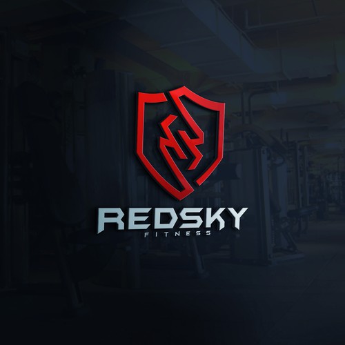 Cool logo with the title 'RedSky Fitness'