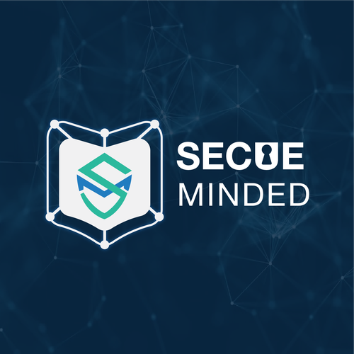 Cybersecurity brand with the title 'SecureMinded'
