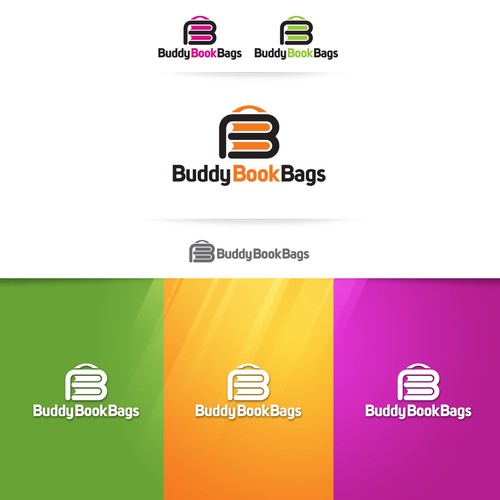 Bag logo with the title 'Buddy Book Bags'