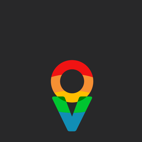 Colorful design with the title 'OV'