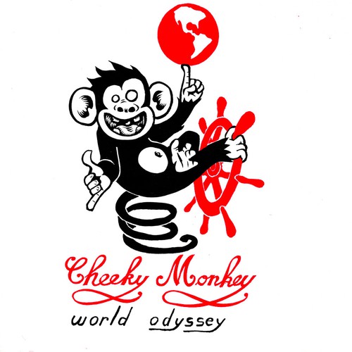 Sailing logo with the title 'logo monkey'