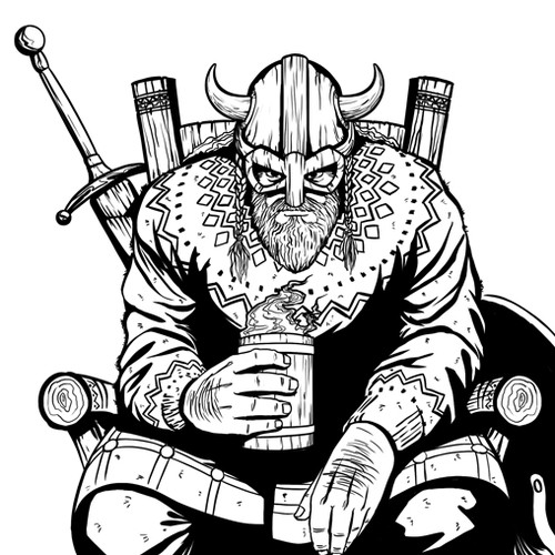 Viking t-shirt with the title 'T shirt design contest submission'