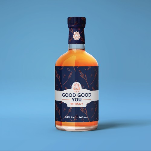 Alcohol logo with the title 'Logo Design Entry for Good Good You'