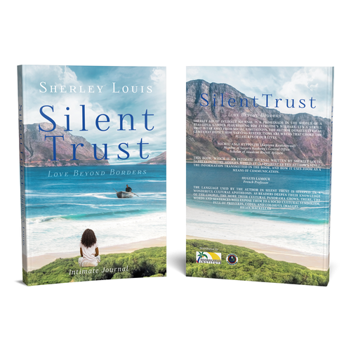 Journal design with the title 'Book cover design: Silent Trust-Romance Novel'