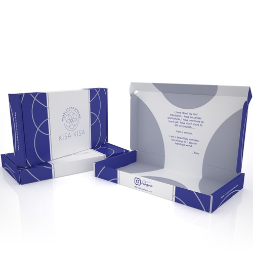 Product packaging with the title 'PRODUCT PACKAGING FOR KISA KISA'