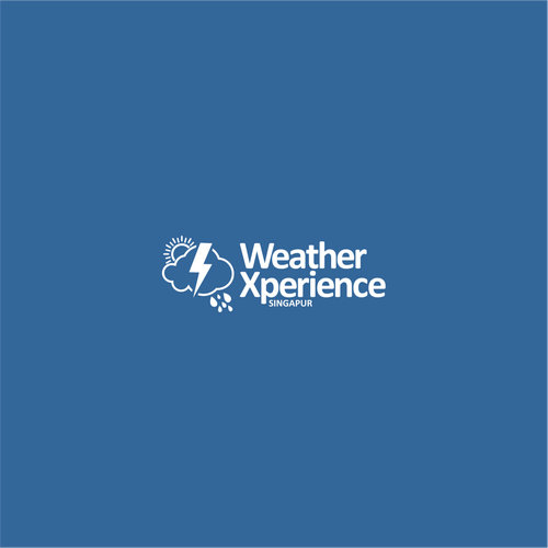 Weather design with the title 'weather xperience'