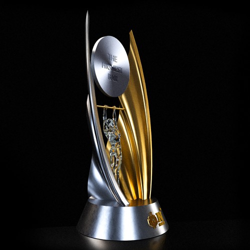 Trophy design with the title 'NAVAL GYMNASTIC's Trophy'